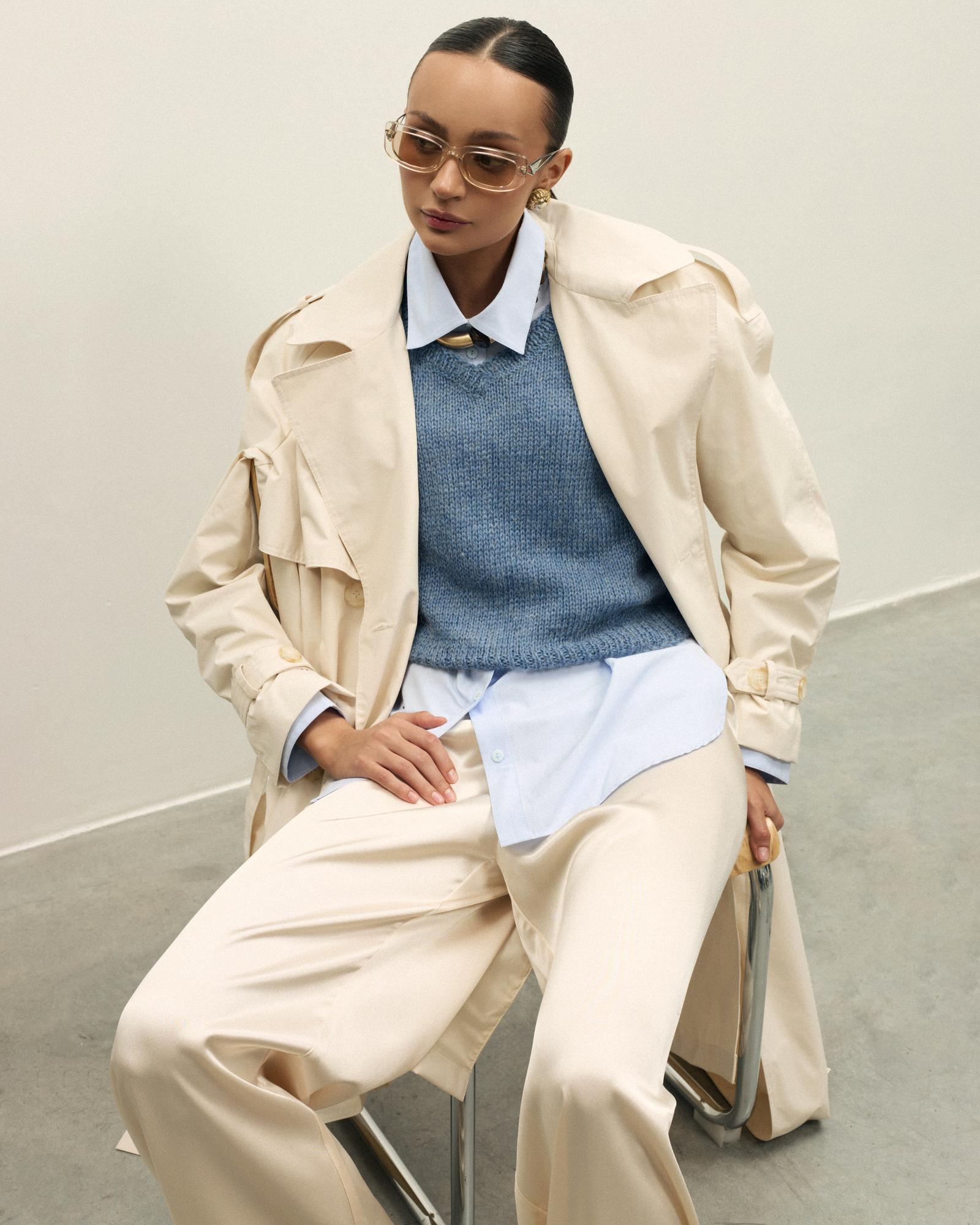 Тренч двубортный ДОЖДЕВАЯ ВОДА