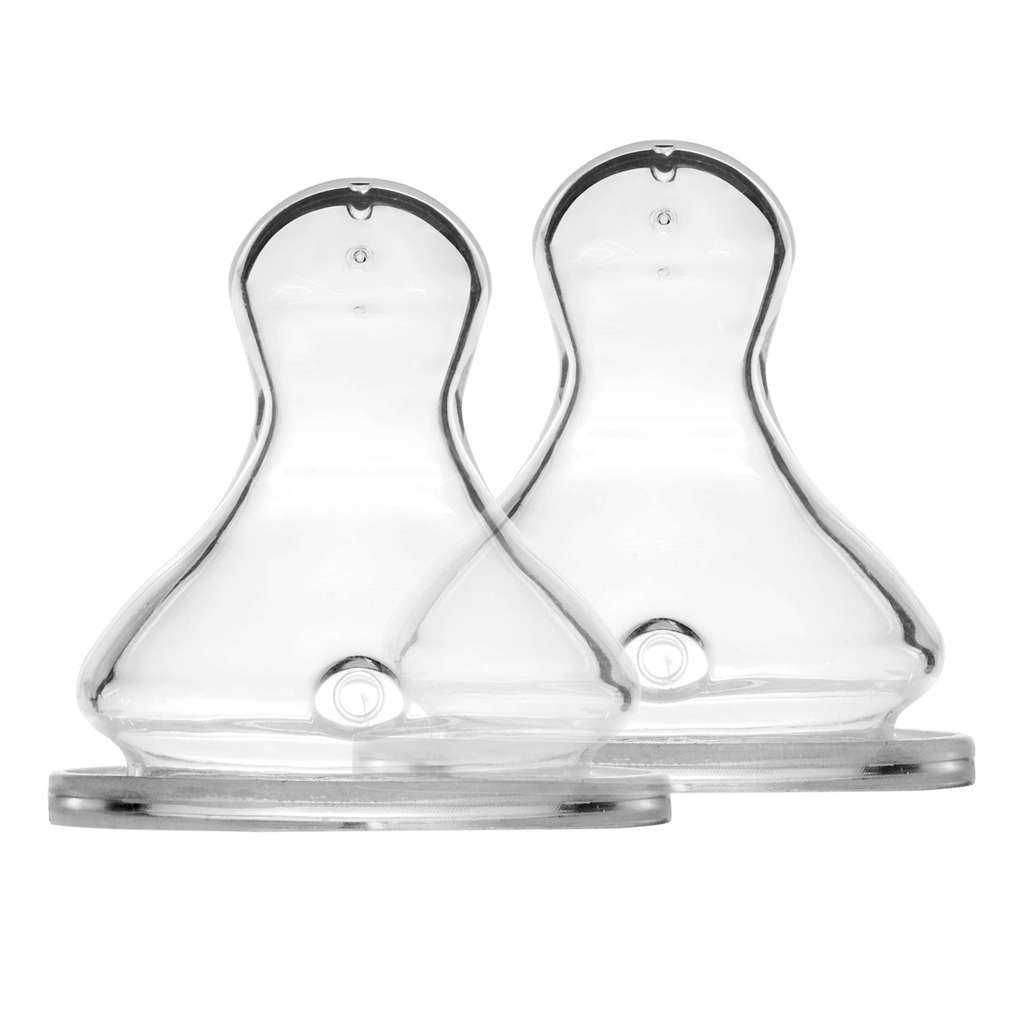 Набор из 2 силиконовых сосок BibRond  с сильным потоком