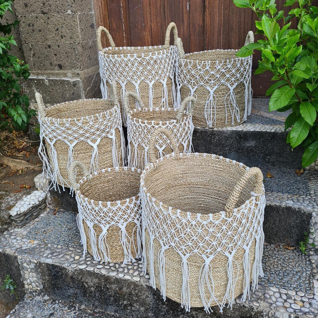 Baskets Seagrass Set 3
