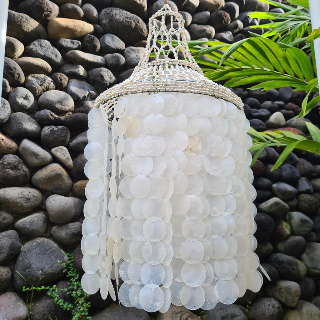 Люстра поющие ракушки Кружевной верх (40х50)