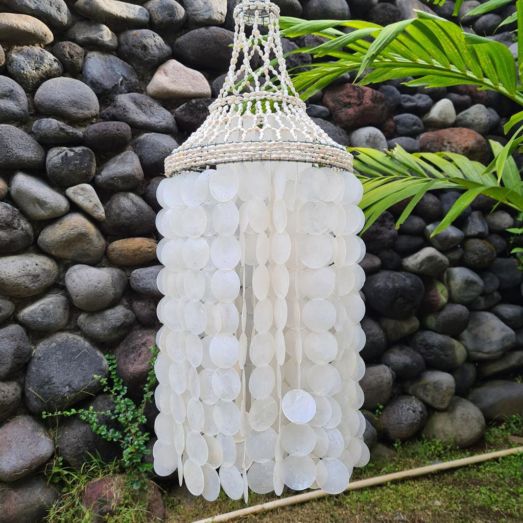 Люстра поющие ракушки Кружевной верх (30х50)