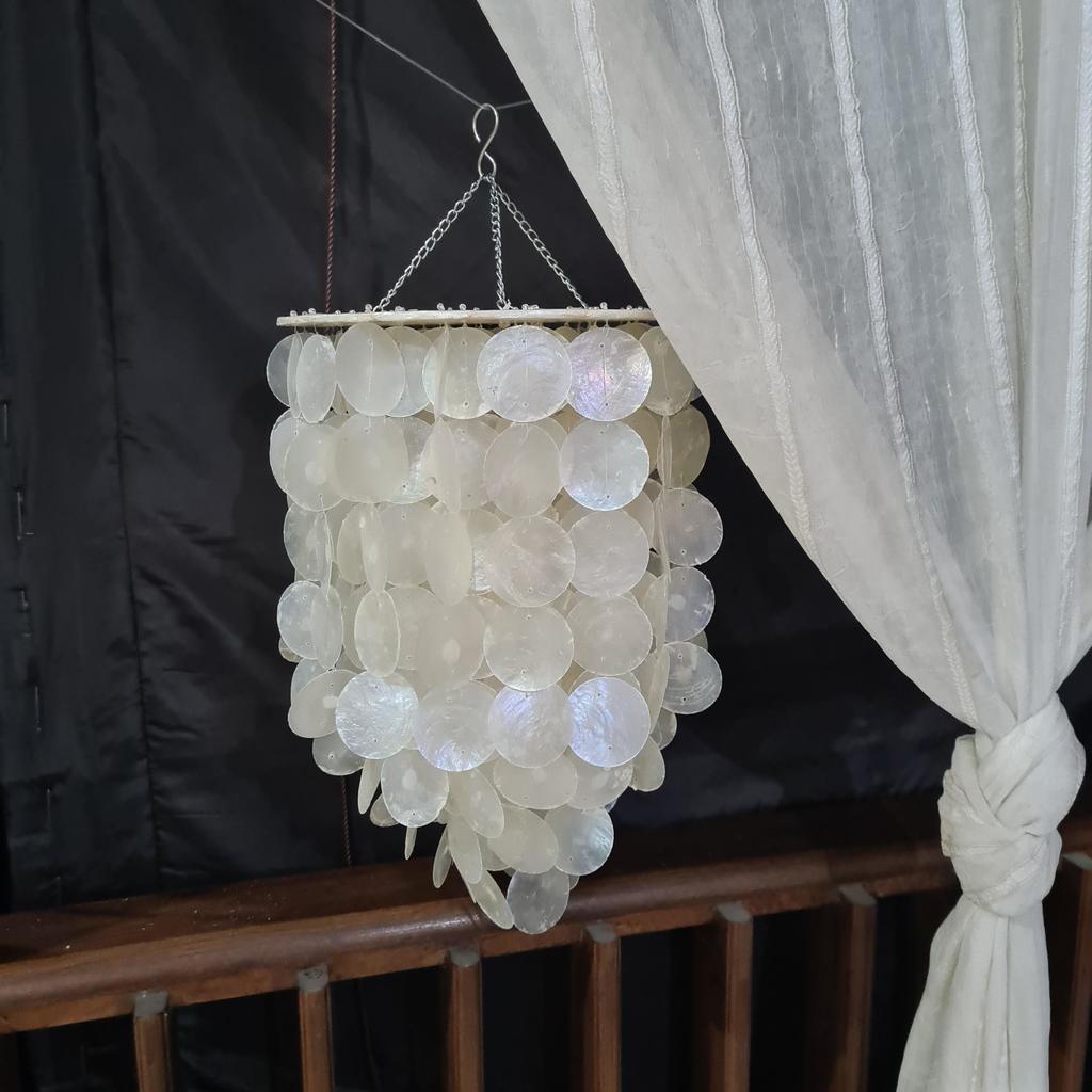 Люстра поющие ракушки Плоская (30х50)