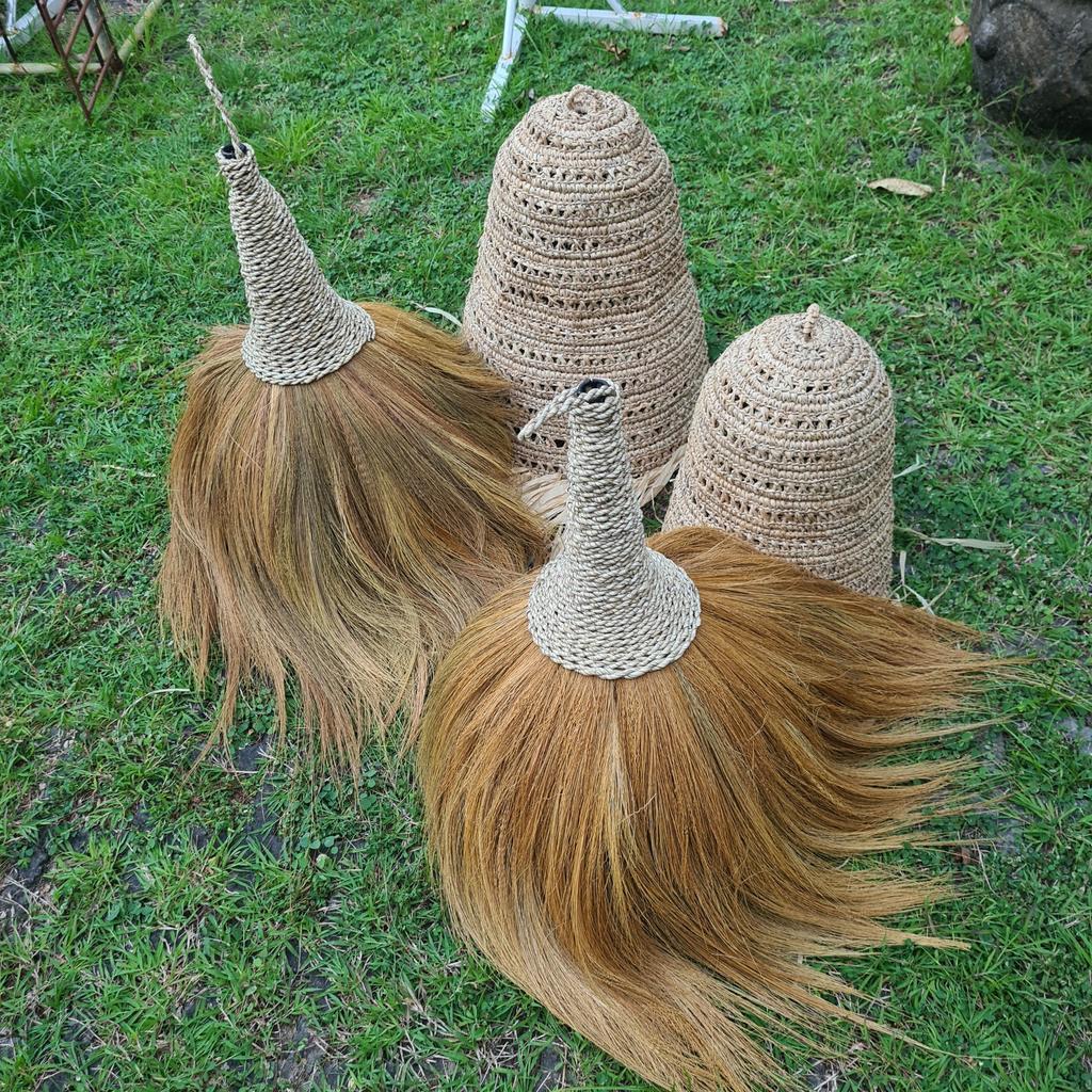 Абажур плетеный Волосатый (Д40)