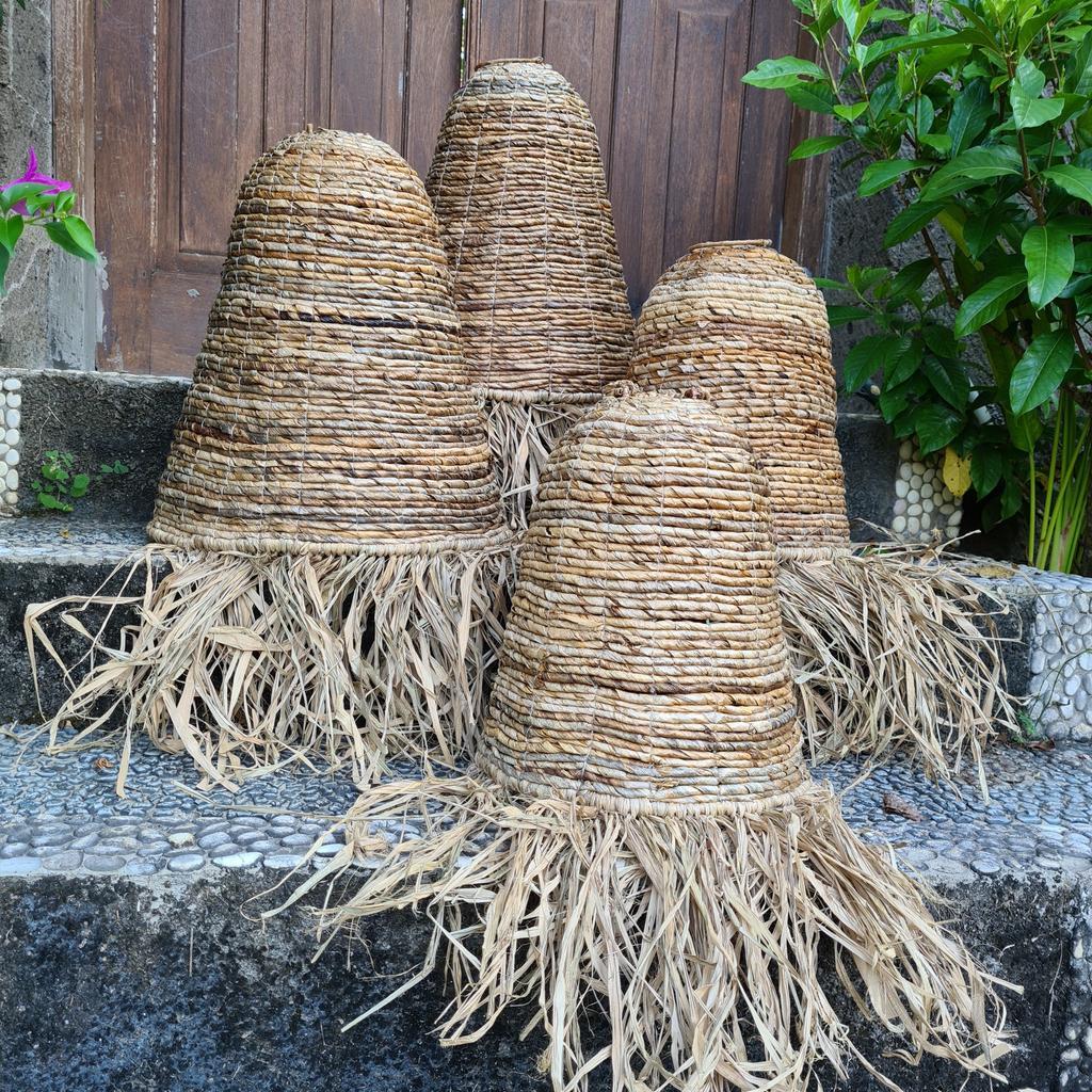 Абажур плетеный Банановый лист (Д30)