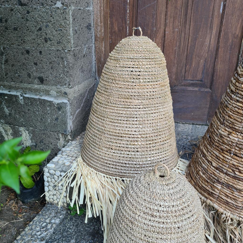 Абажур плетеный Морская трава (Д40)