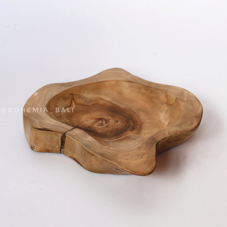 Блюдо из дерева тик со скидкой