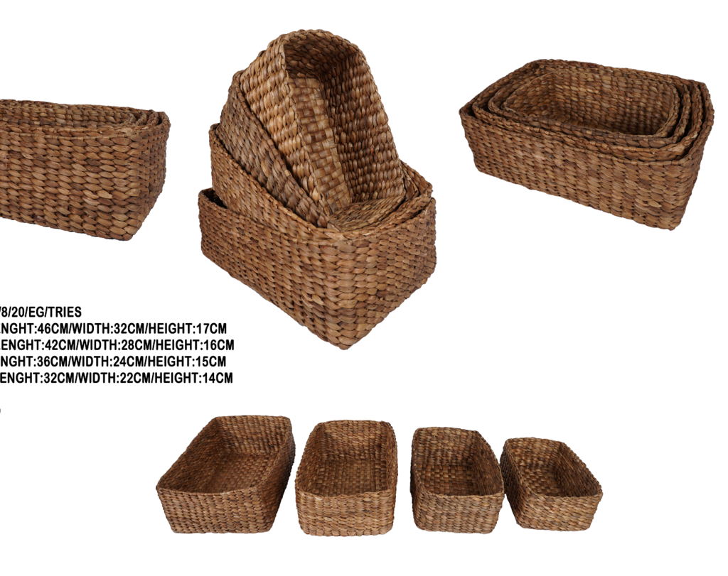 Basket Water hyacinth 63