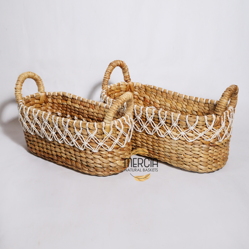 Basket Water hyacinth 104