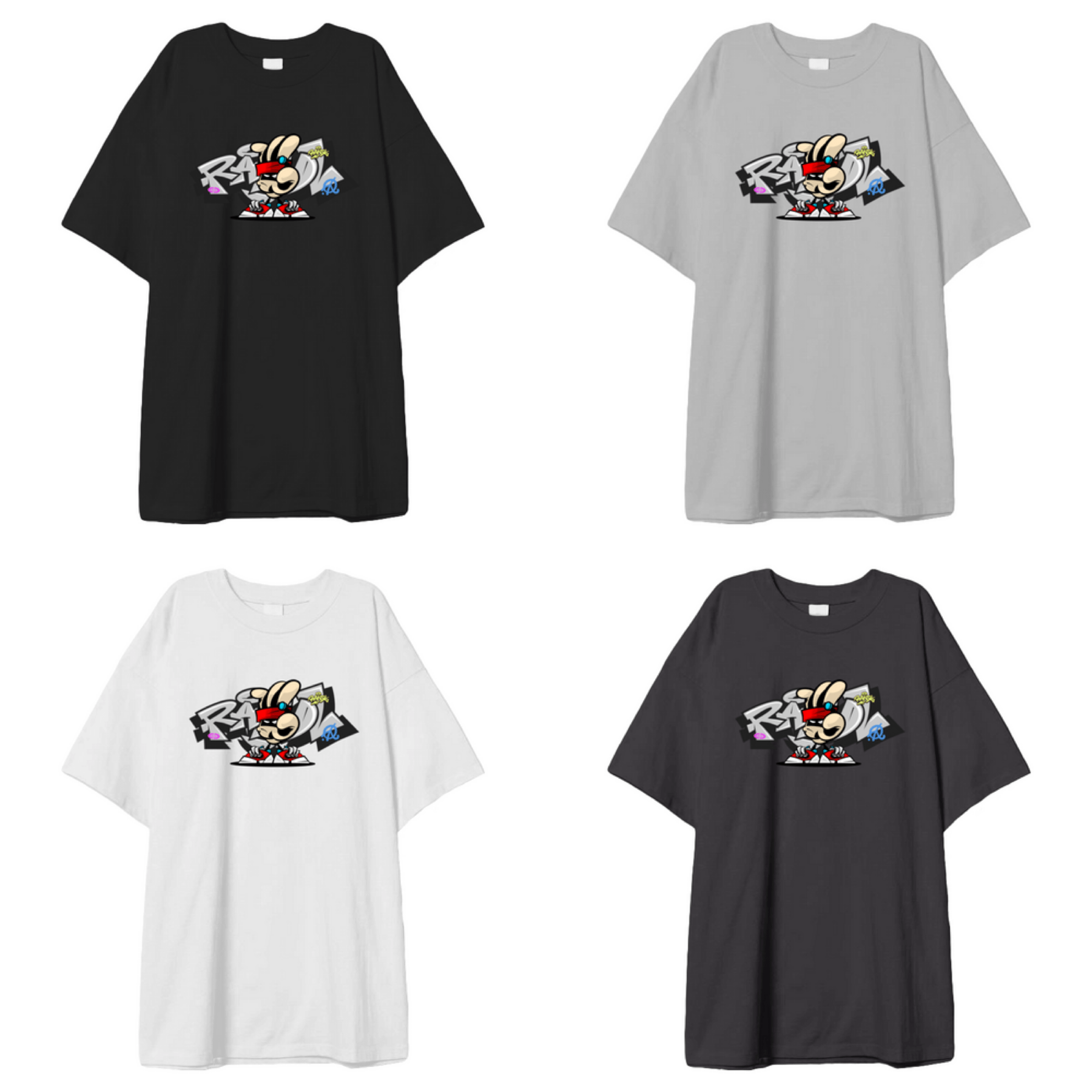 Футболка оверсайз RANDL - 'GRAFFITI DUDE'