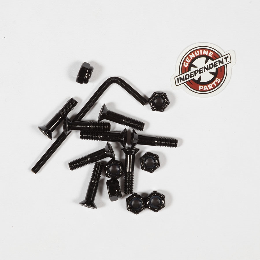 Набор винтов и гаек INDEPENDENT TRUCKS CROSS BOLTS 7/8" ALLEN BLACK