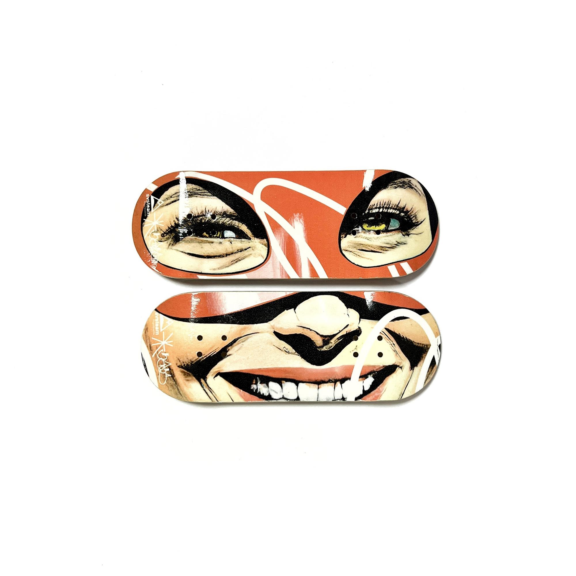 Дека фингерборд Systeam FB x SBSS - Mask Hunter Eyes Red