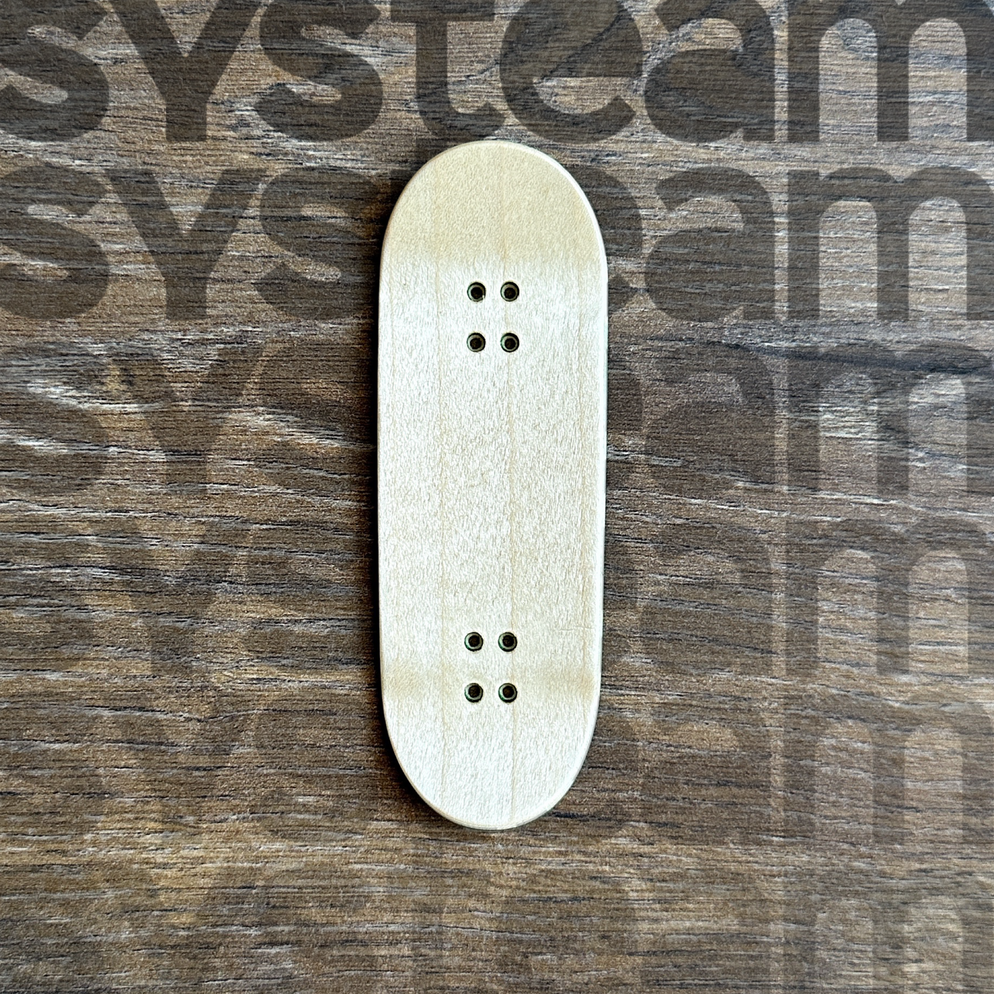 Дека фингерборд Systeam FB - Skeletal nova shape brown (стираемая графика real wear)