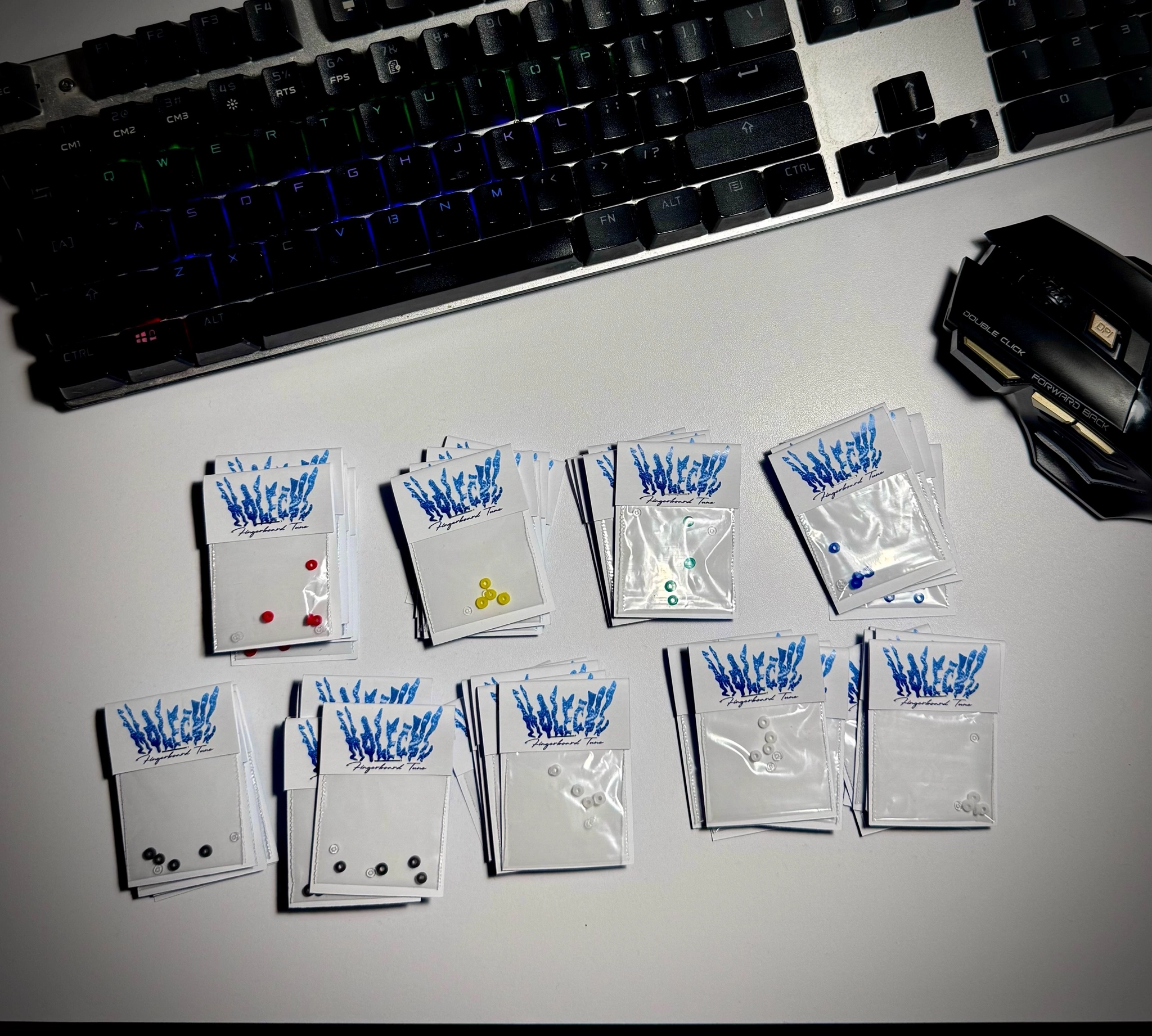 Амортизаторы фингерборд Molecul Bushings синие