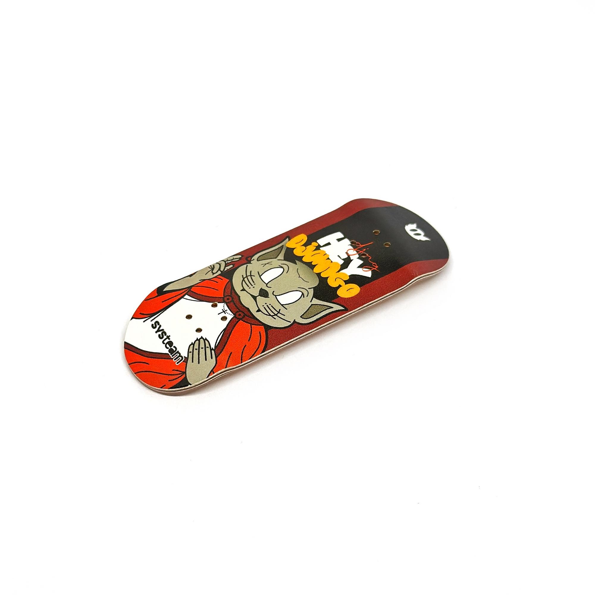 Дека фингерборд Hey.Django x Systeam FB - The Pope Cat