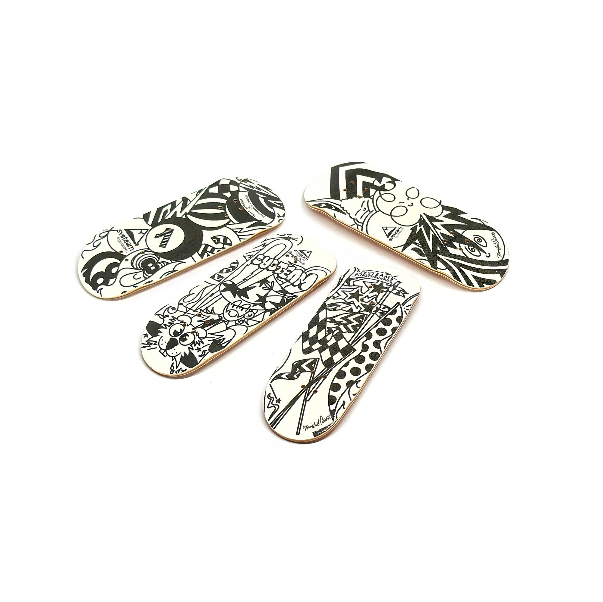 Дека фингерборд Systeam FB x Dange - Explosion