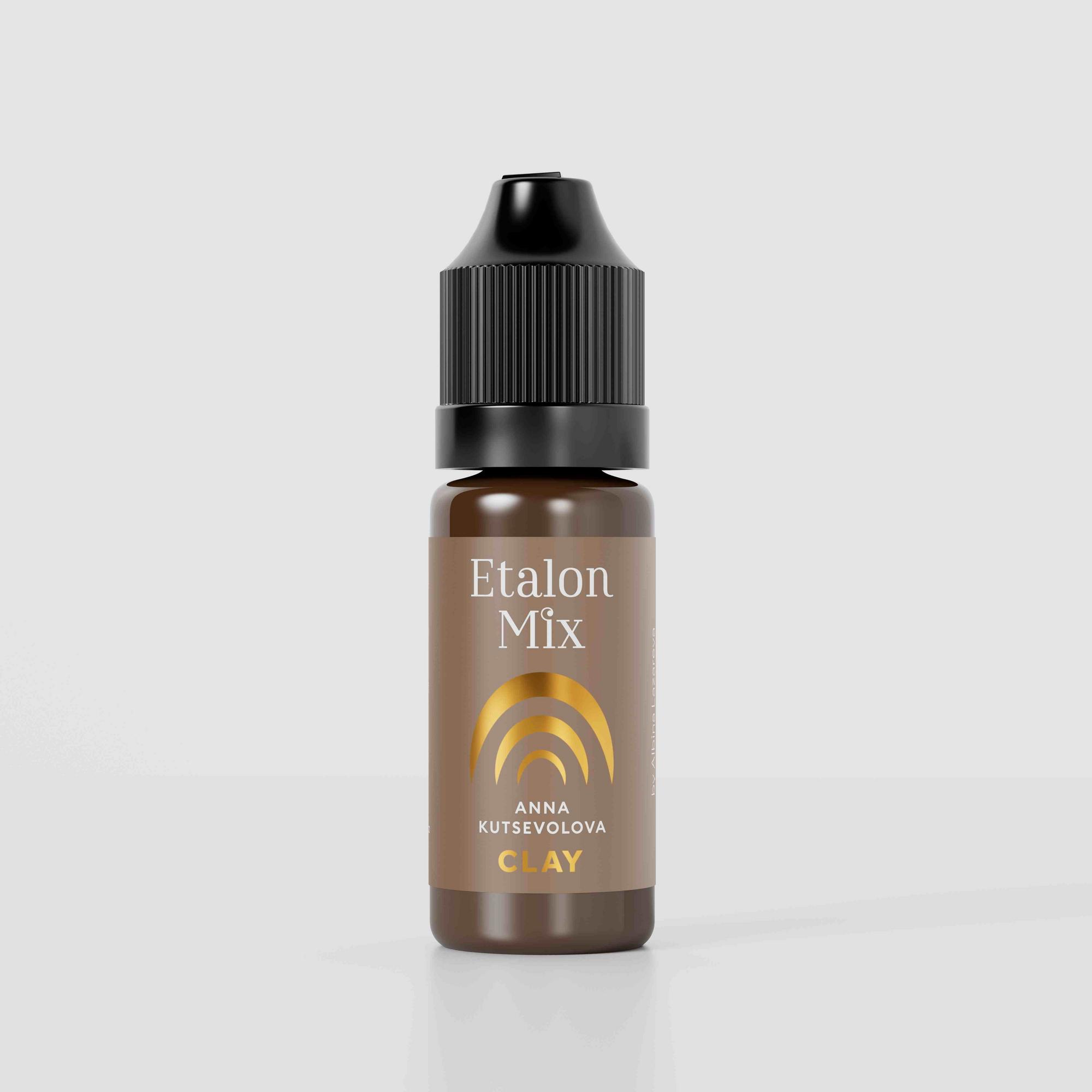 Пигмент для волосковой техники «CLAY» by Anna Kutsevolova - Эталон микс