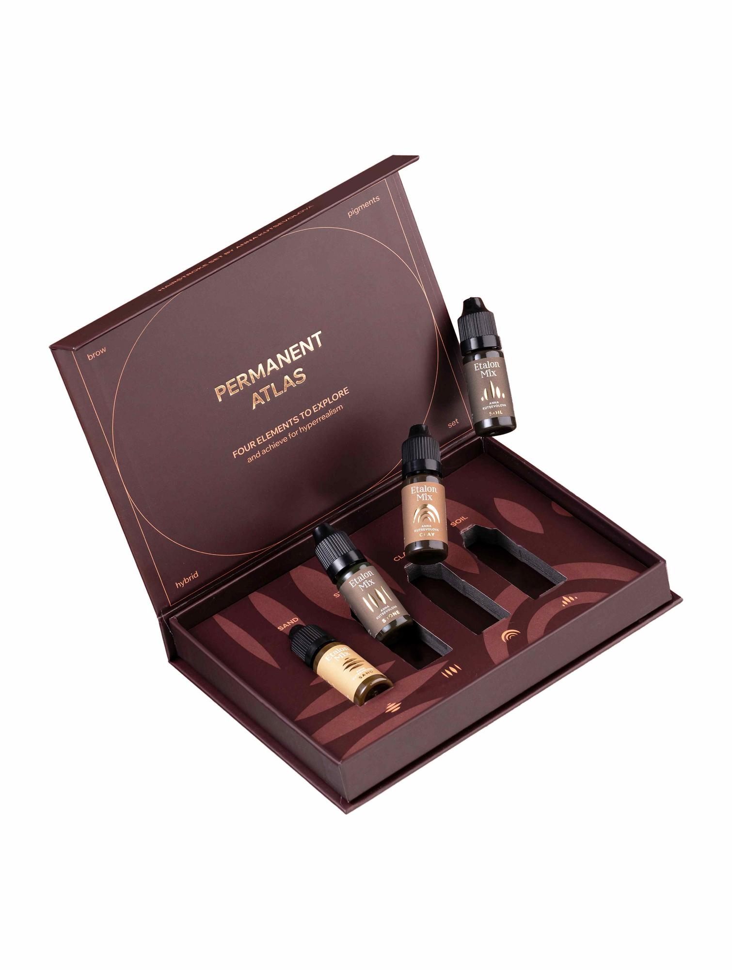 СЕТ ДЛЯ БРОВЕЙ Hyperrealistic set by Anna Kutsevolova Эталон микс