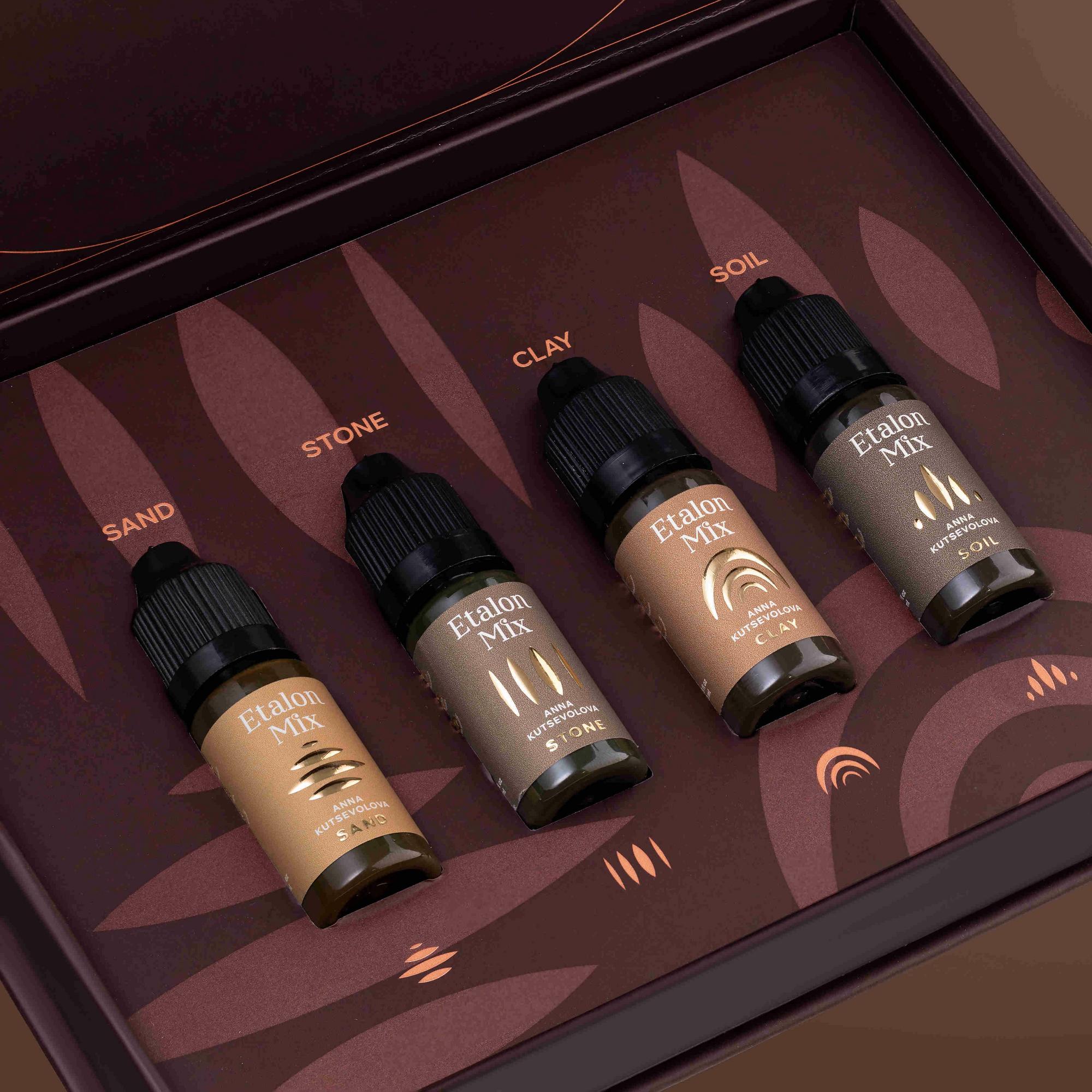 СЕТ ДЛЯ БРОВЕЙ Hyperrealistic set by Anna Kutsevolova Эталон микс