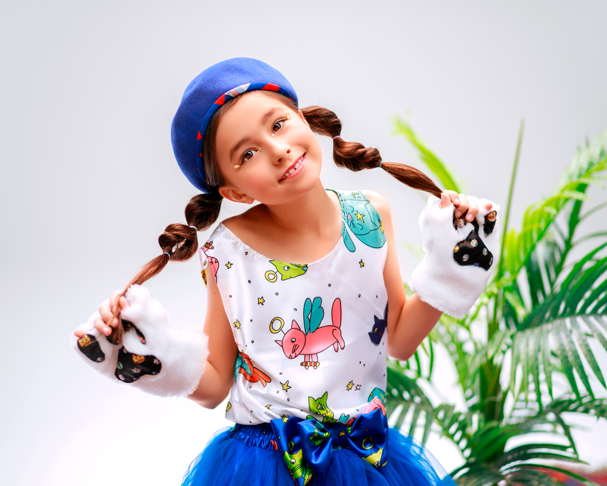 Берет из пуха кролика