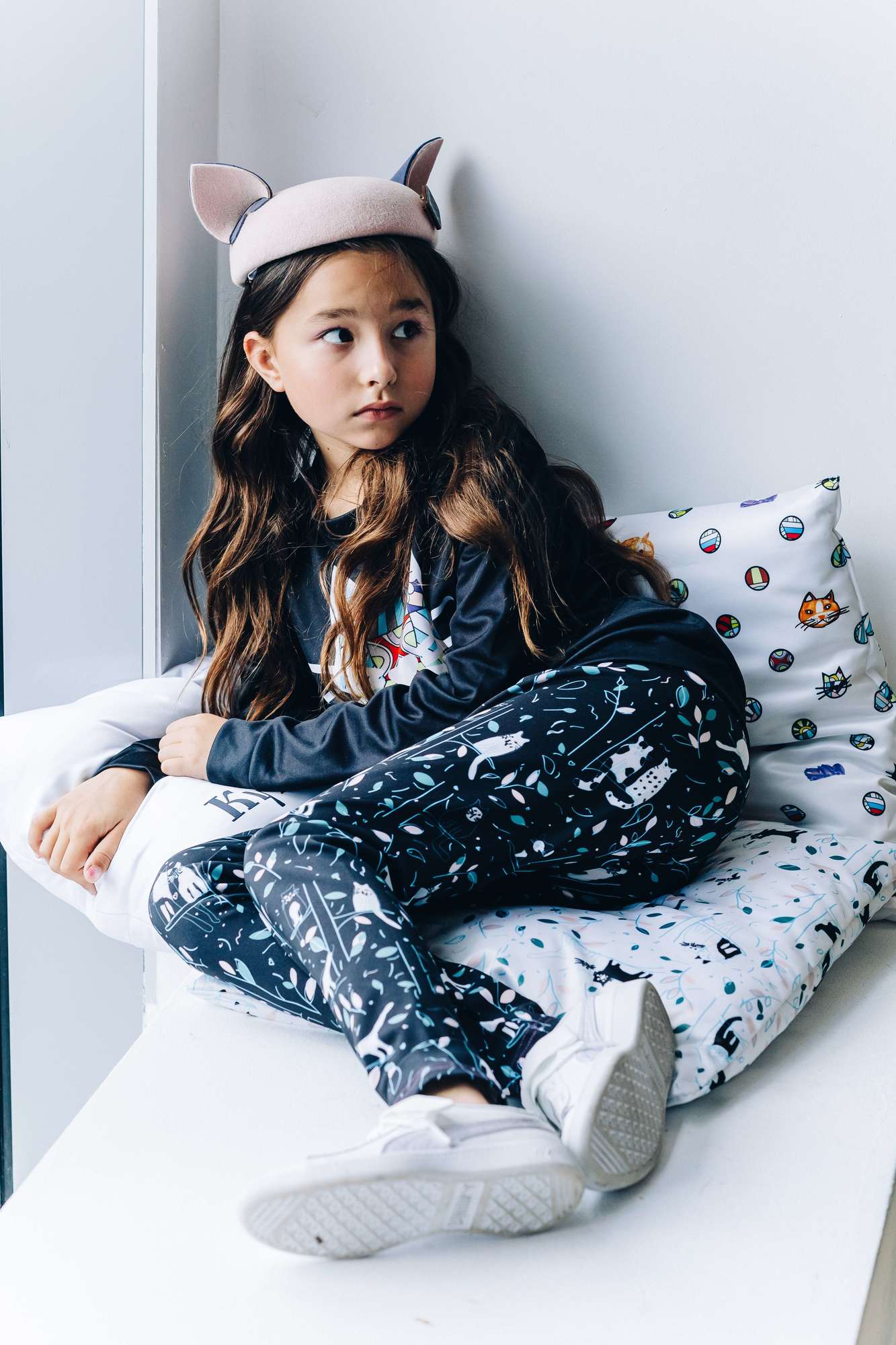 Леггинсы "Кошки" (5 цветов)