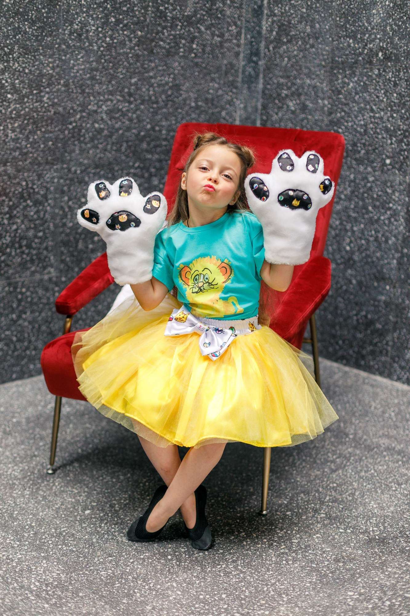 Перчатки "Лапки-царапки" (3 цвета)