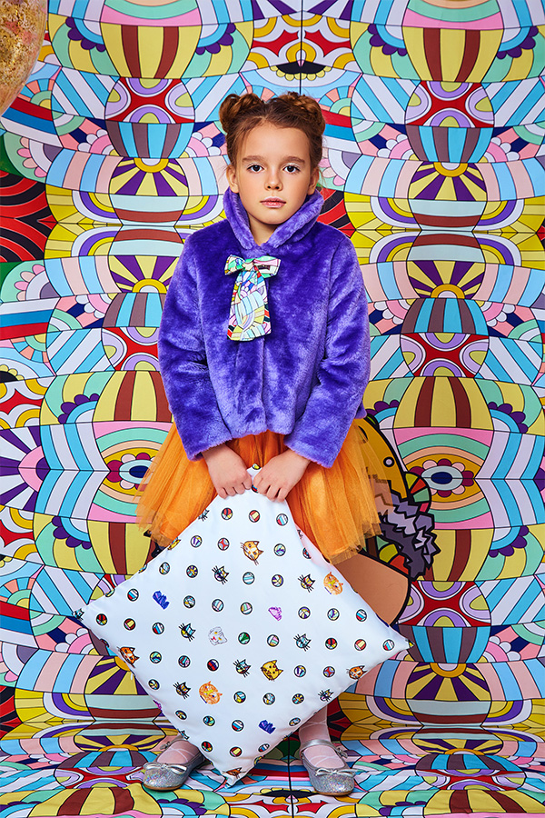 Подушка "Кошки горох" (2 цвета)