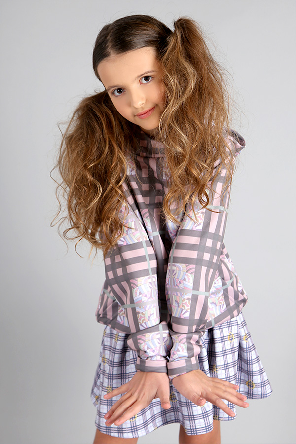 Юбка "Клетка"  (3 цвета)