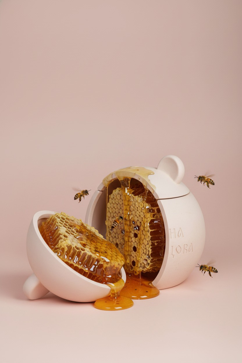 Волшебный воск "Мишка" пудровый