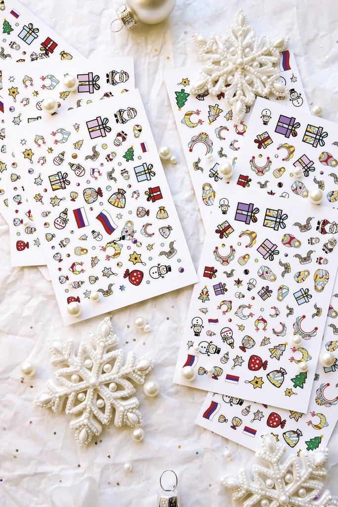 Наклейки "Новый год"