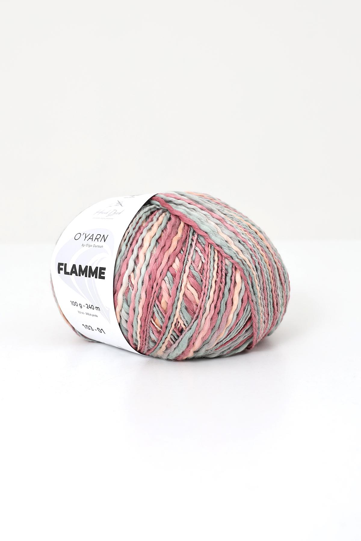 O'YARN FLAMME 500гр ИЗ СТАМБУЛА