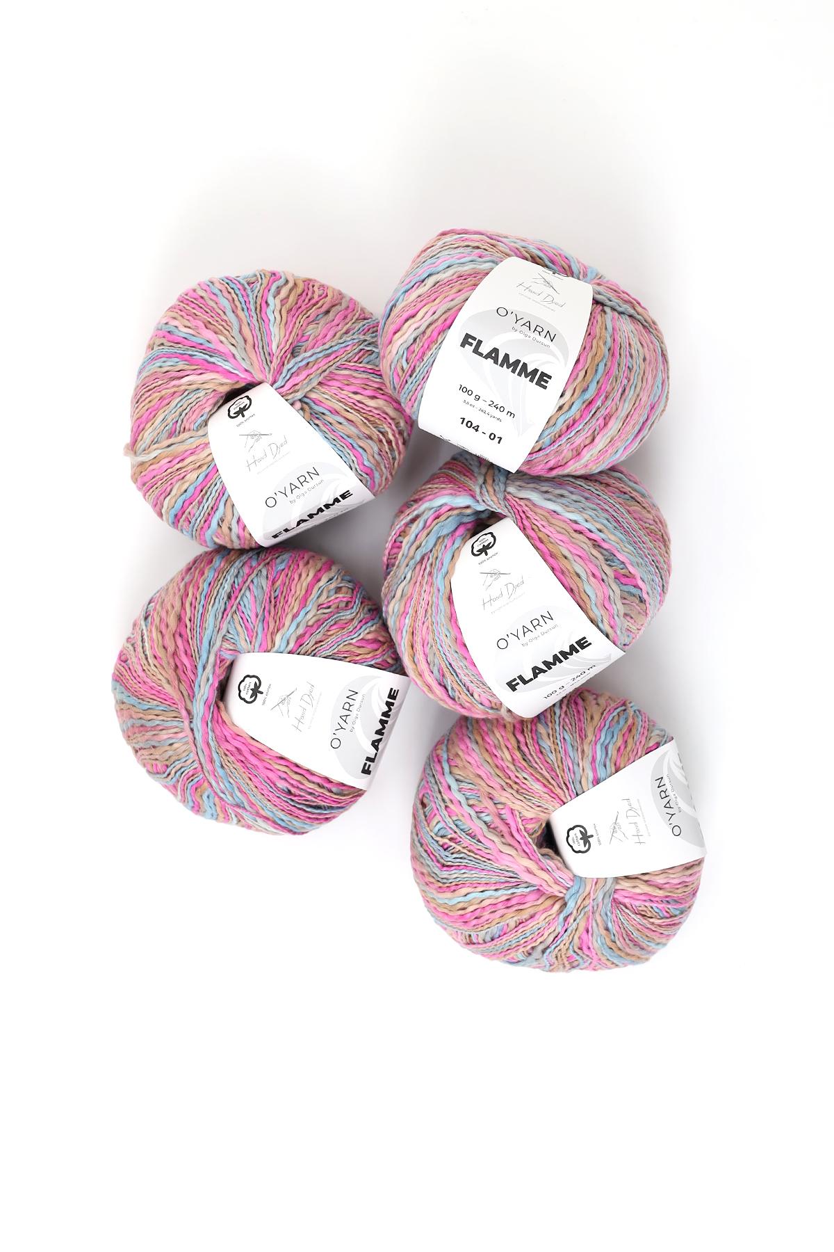 O'YARN FLAMME 500гр ИЗ СТАМБУЛА