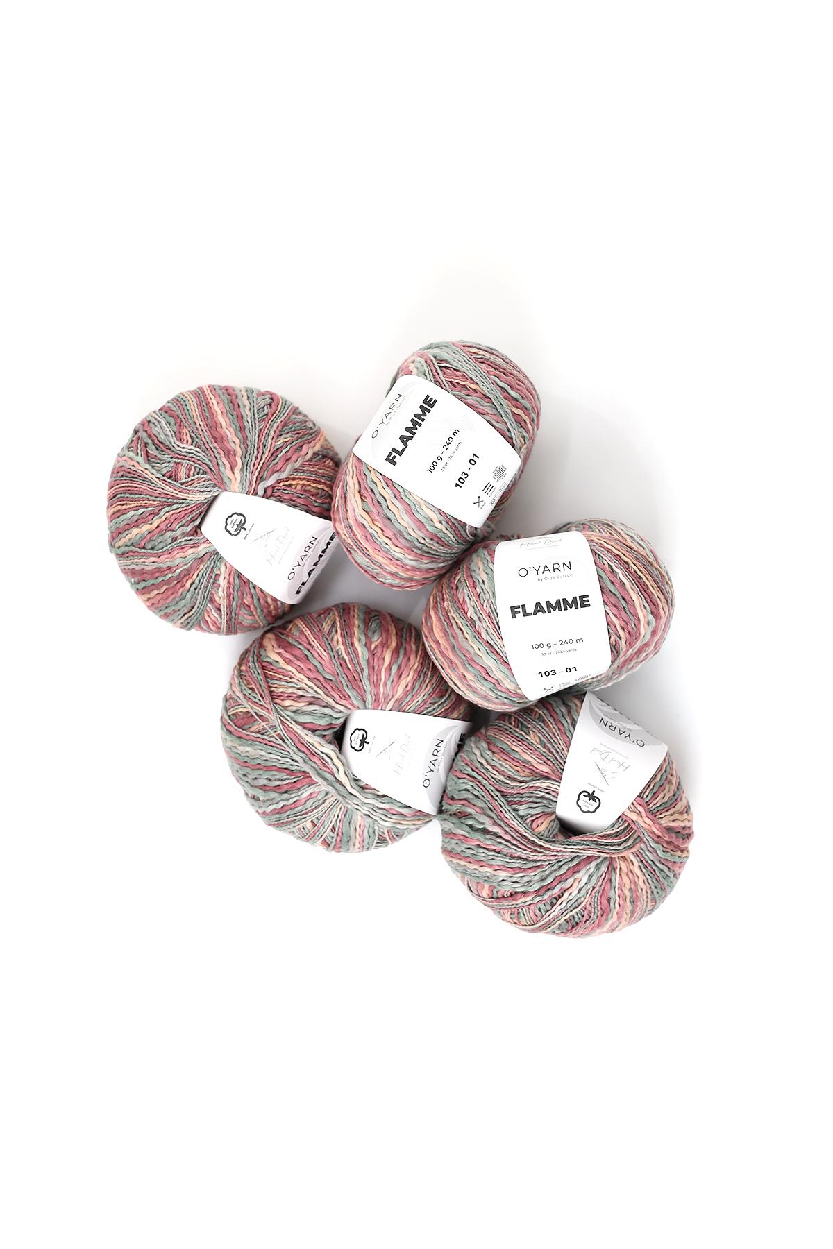 O'YARN FLAMME 500гр ИЗ СТАМБУЛА