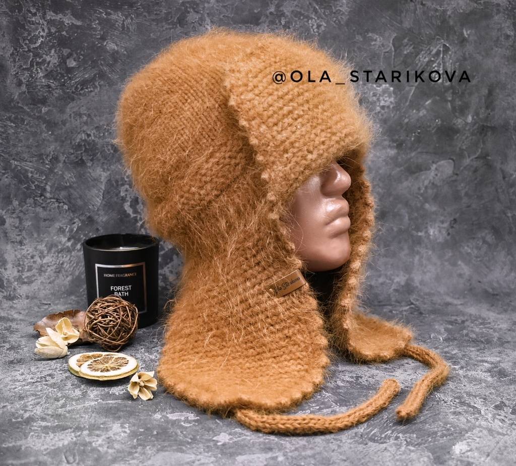 Ушанка с "махровый краем"