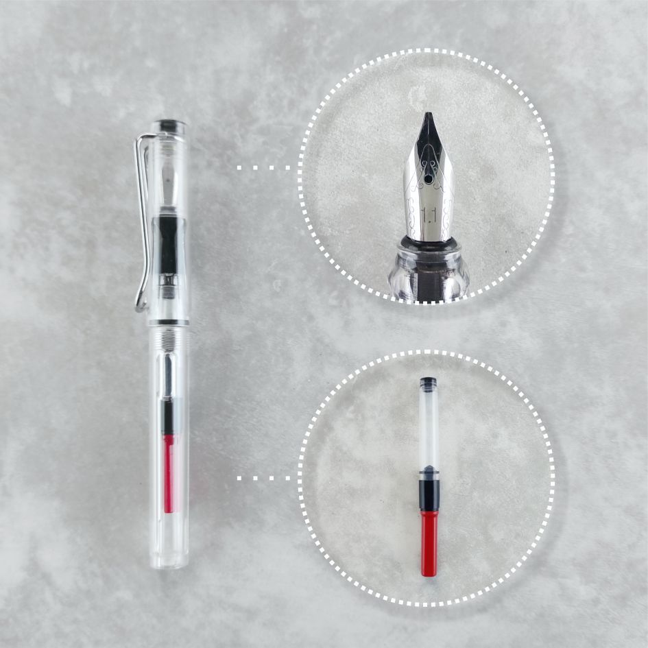 ручка перьевая с конвертером