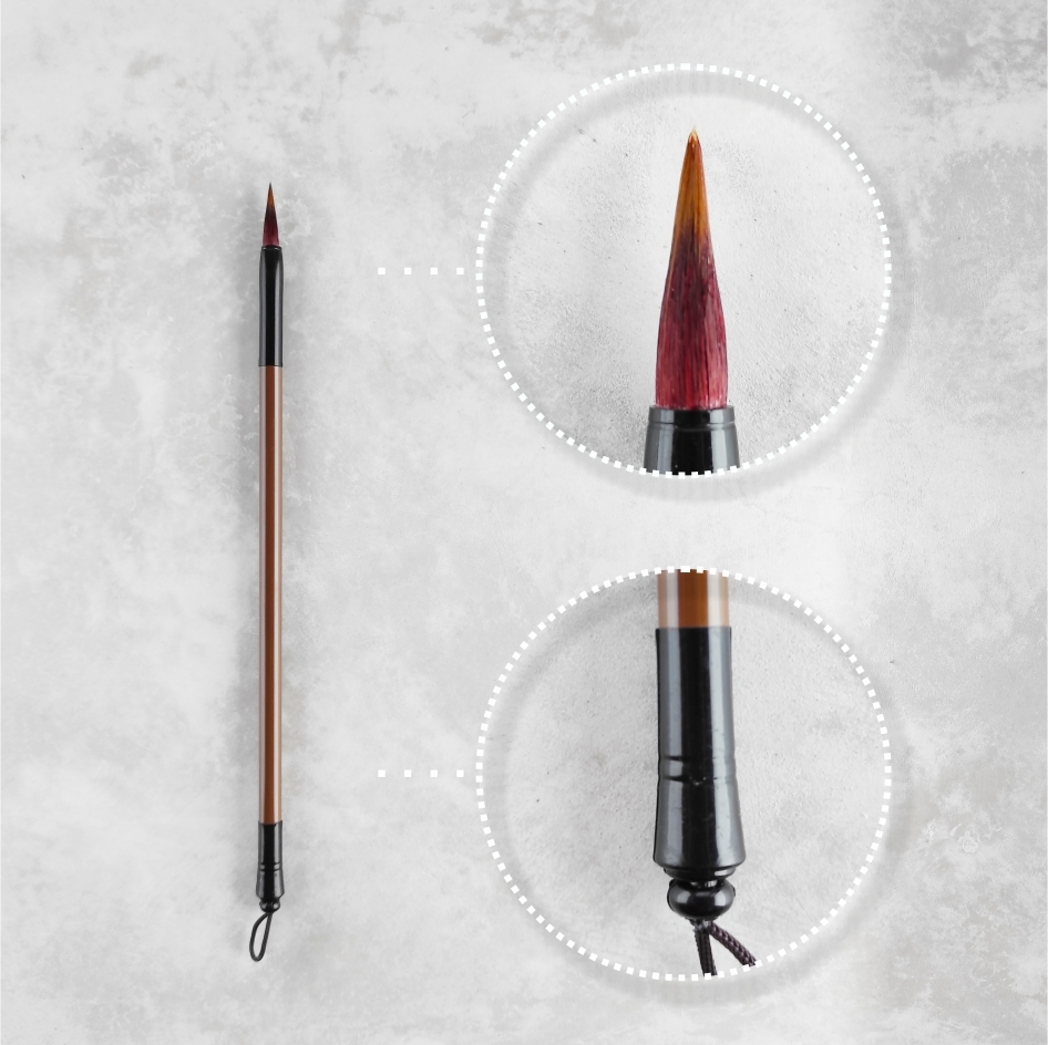 Кисть #5 красная