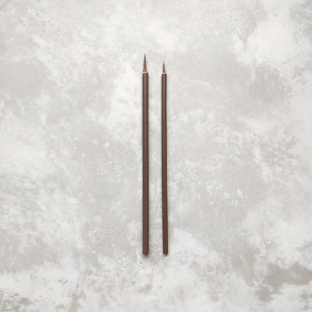 Кисть #8 с железной основой  (2шт набор)