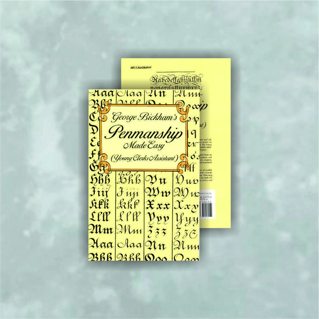 Книга "Penmanship Made Easy (Young Clerks Assistant)". George Bikham.