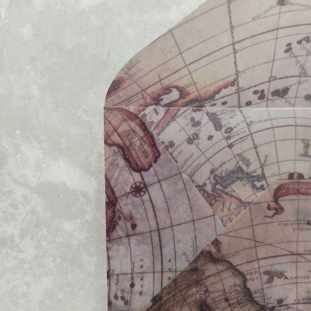 Конверт "Карта мира"