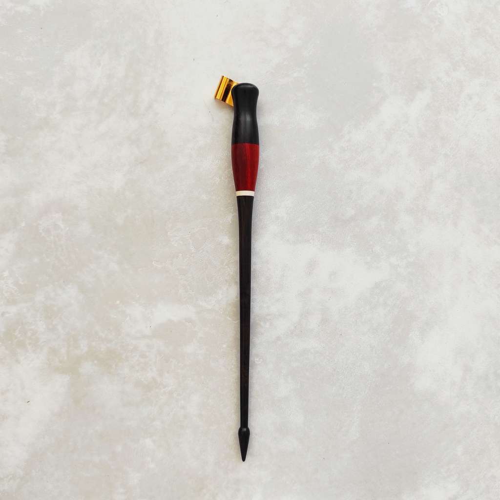 косой держатель красно-черный / дерево