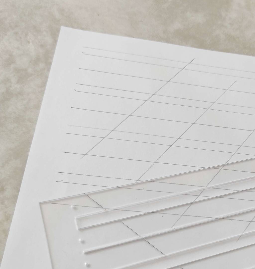 Линейка для разметки листа "Быстрая линия-6мм"