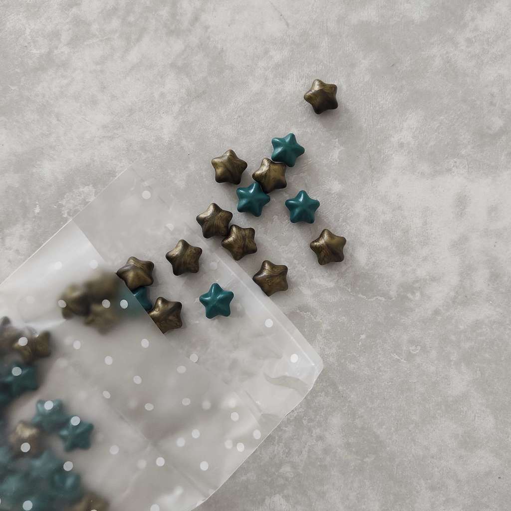 Сургуч в гранулах звездочки #7