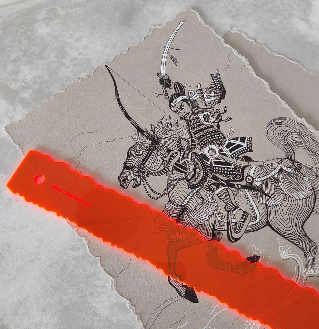 Линейка для создания рваного края на бумаге