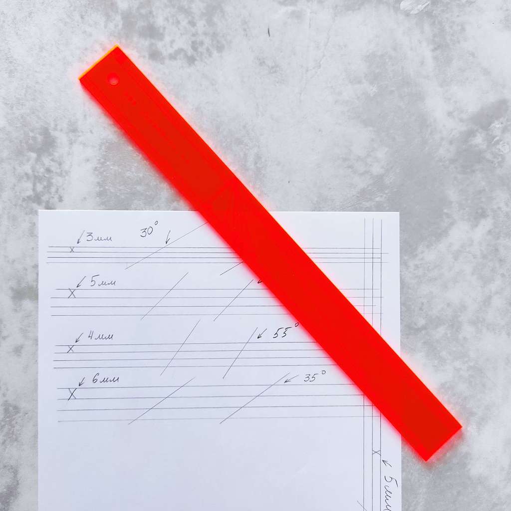 Линейка для разметки листа "Быстрая линия У-3456"