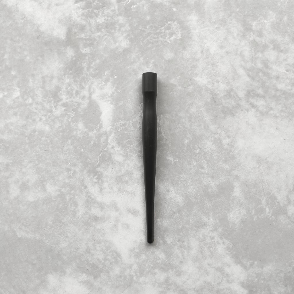 прямой держатель черный / пластик+пластик