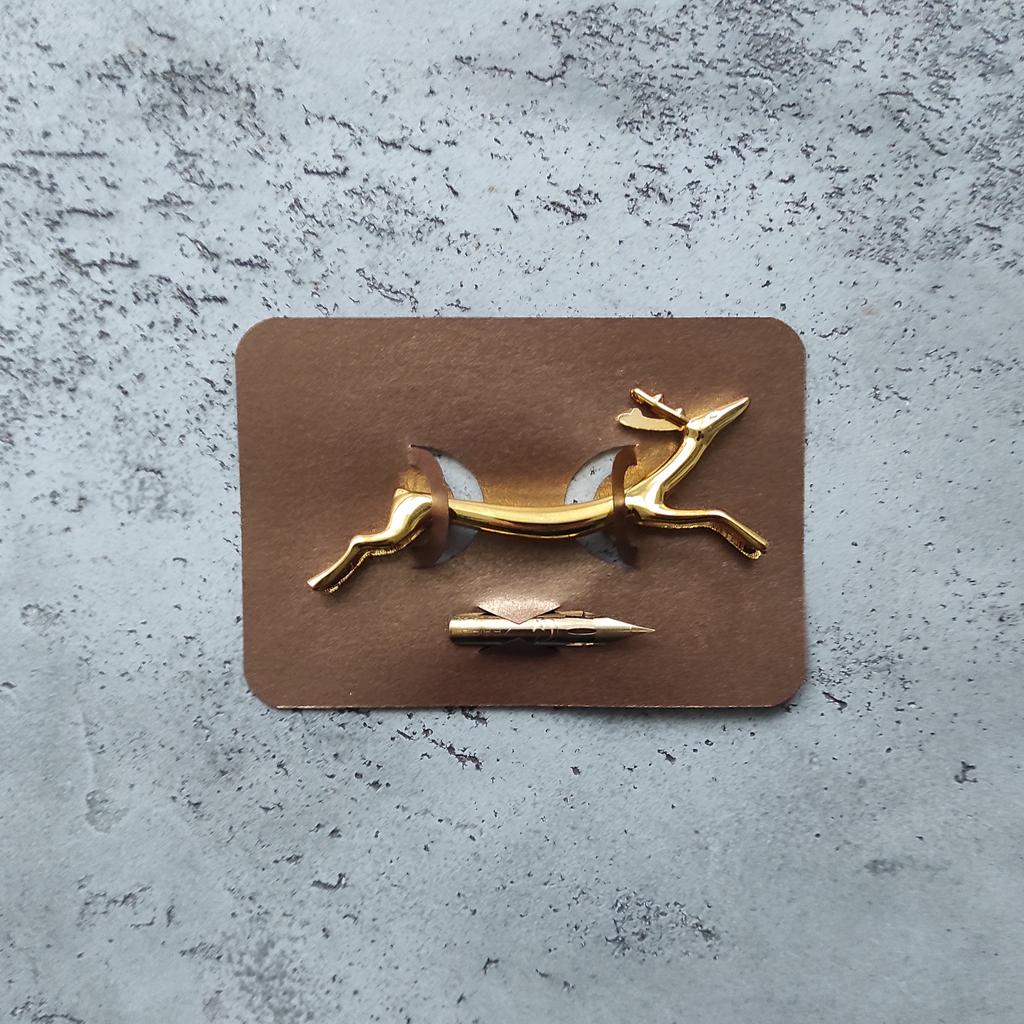 Подарочный набор "Золотой" / подставка+перо