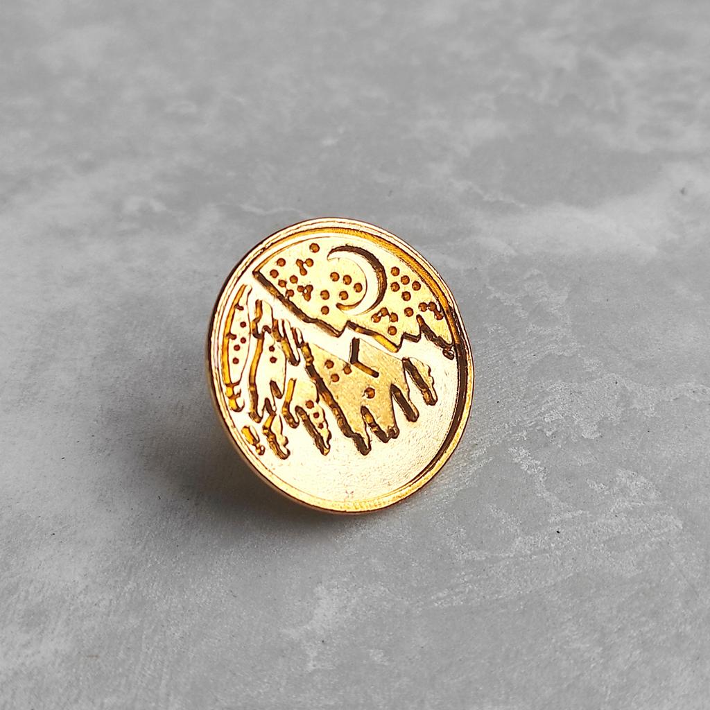 "Луна в горах" основание для сургучной печати