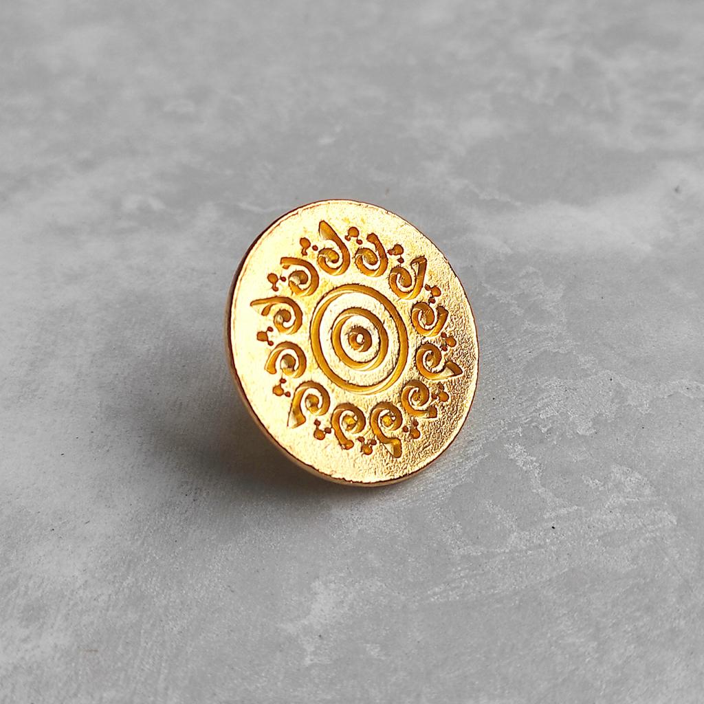 "Солнце и завитушки" основание для сургучной печати