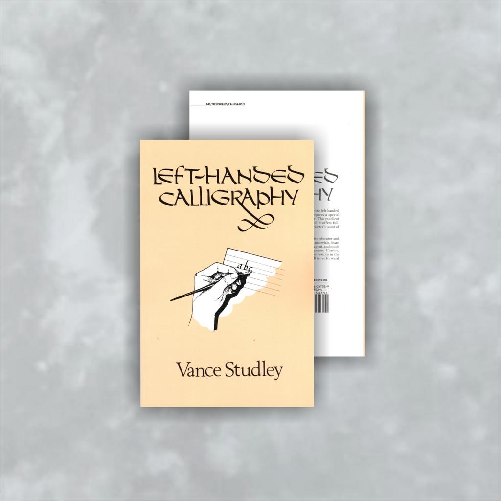 Книга "Left-Handed Calligraphy". Vansey Studley.