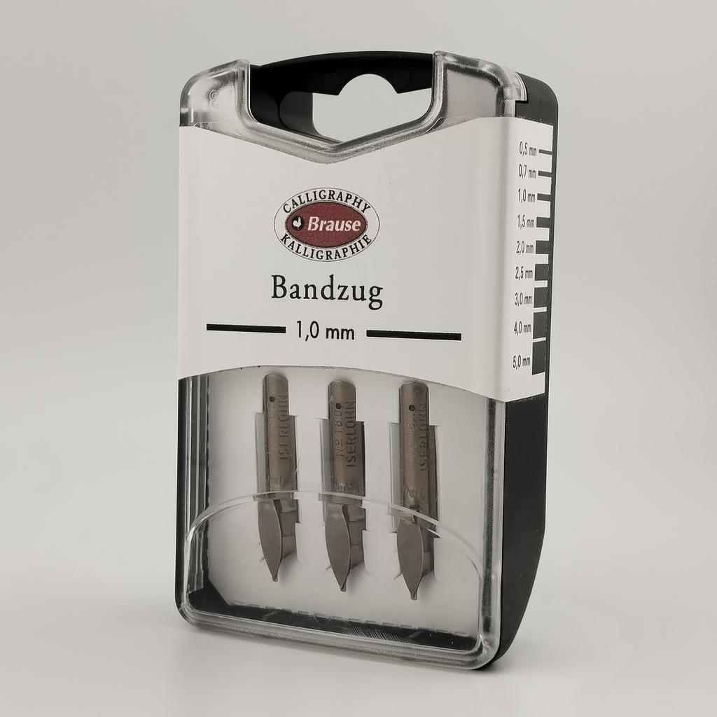 Набор 3шт/Перо Brause Bandzug/1 мм