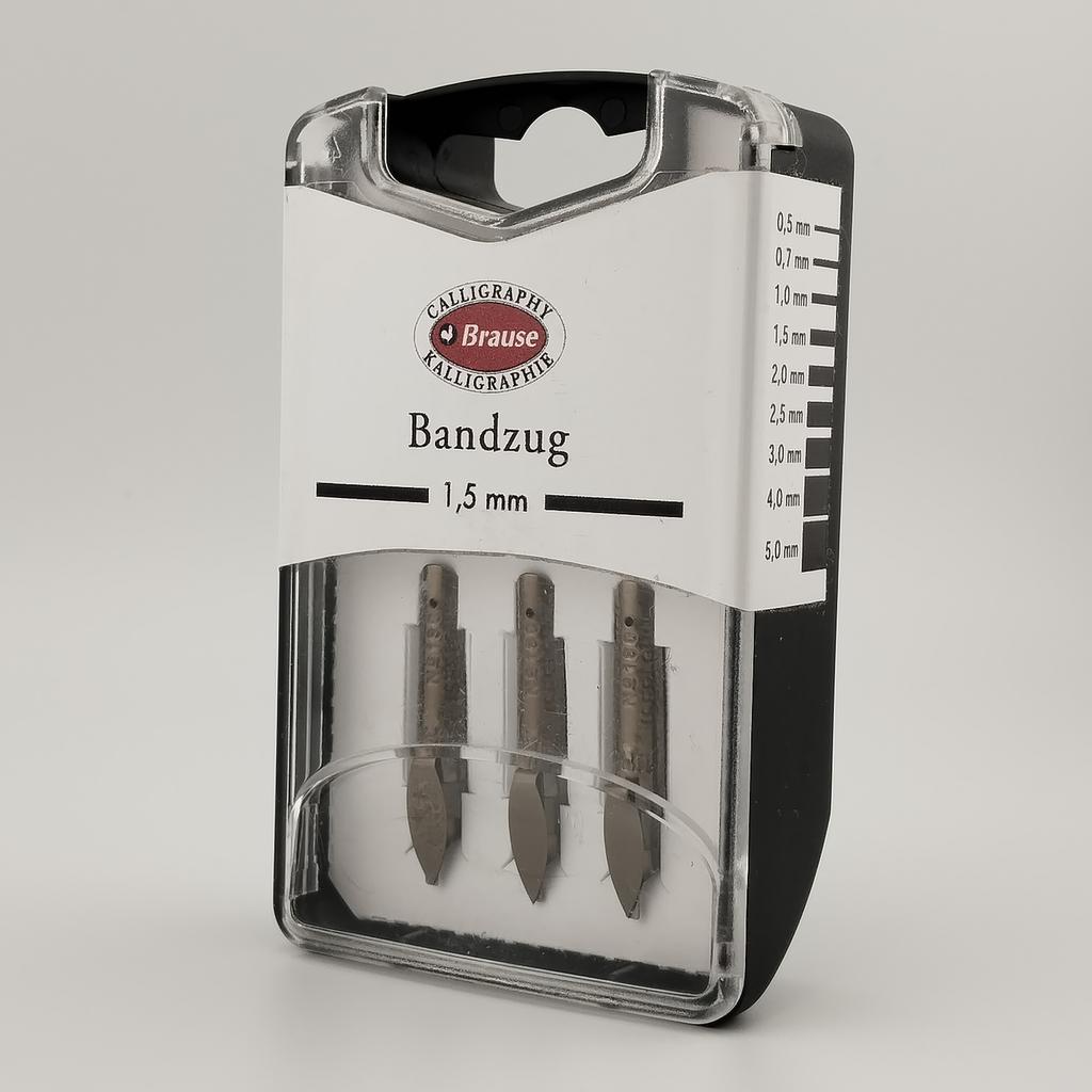 Набор 3шт/Перо Brause Bandzug/1,5 мм